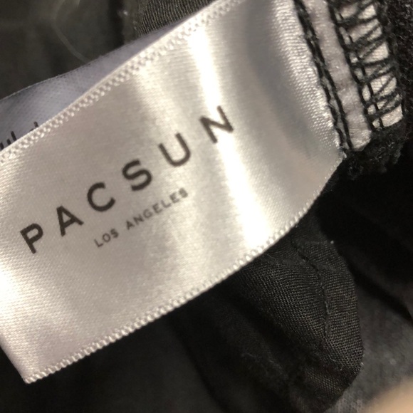 Pacsun size 25 black distressed jean mini skirt - Picture 7 of 7